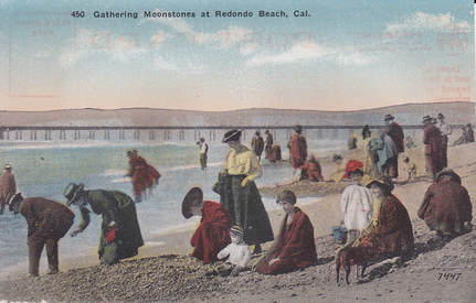 Beach-combing for Moonstones at Redondo Beach, CA - By Unknown - Self-scanned, Public Domain, https://commons.wikimedia.org/w/index.php?curid=39264773